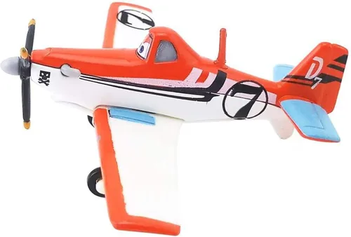 Vista 3 de Secxifeo Pixar Planes No.7 Dusty Crophopper 1:55 Metal Diecast Juguetes Educativos Aviones Modelo 1 Multicolor
