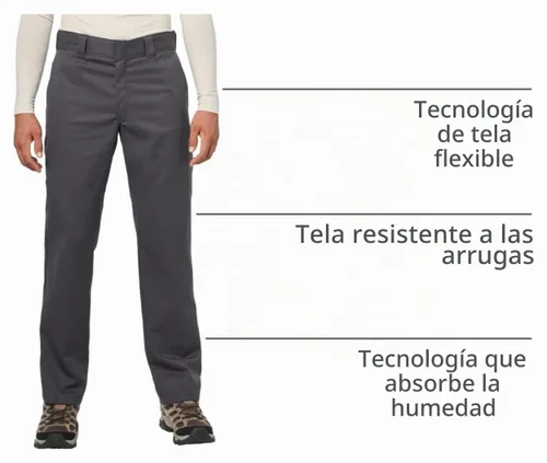 Vista 4 de Dickies Pantalones de trabajo 874® Flex para hombre Carbón