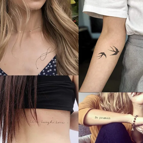 Vista 5 de Everjoy Tatuajes temporales realistas de inspiración bohemia para mujeres y hombres, diseños de tatuajes impermeables, duraderos y significativos