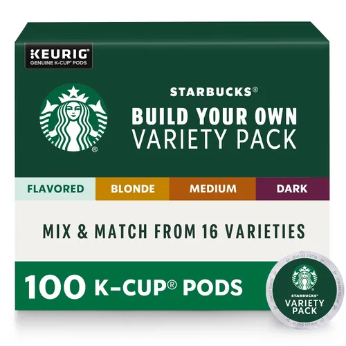 Vista 46 de Starbucks Cápsulas de café K-Cup, café de tostado medio con 2X cafeína mezcla de la casa para cafeteras Keurig, 100% arábica, 6 cajas