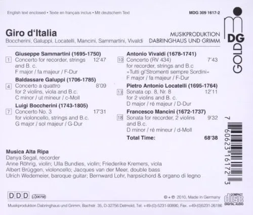 Vista 2 de Giro D'italia Musica Alta Ripa