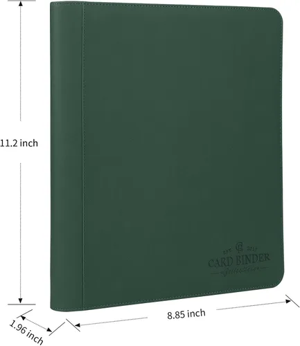Vista 2 de Carpeta Toploader CARDBINDER, Estuches Duros Toploader, Fundas de 4 Bolsillos para hasta 128 Tarjetas. Carpeta de Tarjetas Toploader con Fundas