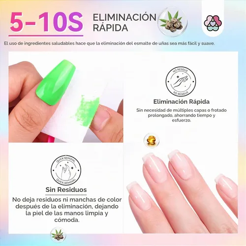 Vista 6 de SAVILAND Juego de esmaltes de uñas de neón: 12 colores brillantes de esmalte de uñas de verano con 2 piezas de capa base y capa superior rosa