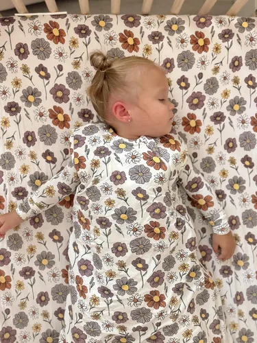 Vista 4 de GUNAMUNA Sacos de dormir para bebés y recién nacidos, cremallera de pañales fácil de cambiar, acogedor, 2.5 TOG