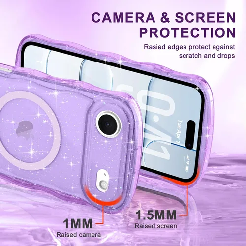 Vista 332 de Pepmune Funda magnética para iPhone 17 Pro Max, color rosa