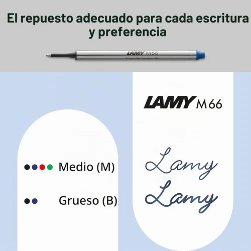 Vista 4 de 1226055 Lamy Swift Modelo 334 - Bolígrafo de punta redonda, color azul imperial