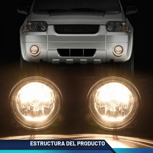 Vista 4 de Luz antiniebla PIT66 compatible con Ford Mustang Cobra 2003-2004
