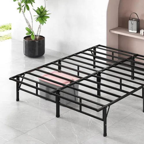 Vista 14 de Base inteligente MyEuro de Sleep Master. Soporte de colchón de tablillas de madera, Acero, Negro