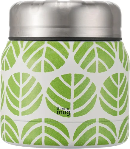 Vista 2 de Thermo Mug TNK18-KW - Tarro térmico para almuerzo, Kamawanu, mini tanque, 10.1 fl oz (10.1 fl oz), repollo, construcción de doble pared al vacío