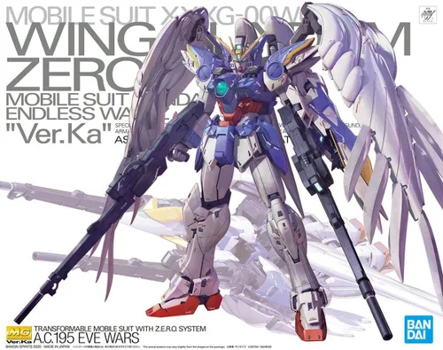 Vista 13 de Bandai Hobby - Gundam Wing: Endless Waltz - Wing Gundam Zero (EW) Ver. Ka MG 1/100 Kit
