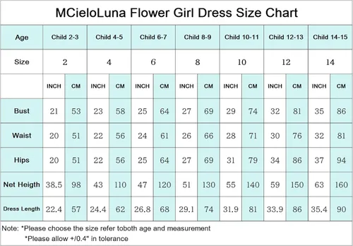 Vista 14 de MCieloLuna Vestidos de niña de flores para boda con nudo de lazo elegante de satén para primera comunión