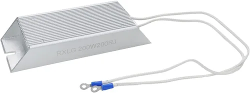 Vista 13 de 100W 8 Ohm Aluminio Vivienda Wirewound Frenado Resistencia Soldadura Lug Silver ToneTerminals