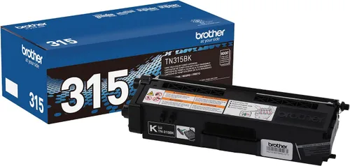 Vista 10 de Brother TN310 Cartucho de tóner de rendimiento estándar genuino, TN310BK, tóner negro de repuesto, rendimiento de páginas de hasta 2500 páginas