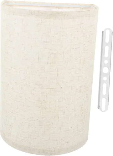 Vista 7 de DOITOOL 1 juego de pantalla desmontable para lámparas de piso y escritorio, moderna cubierta de luz de pared de repuesto para sala de estar