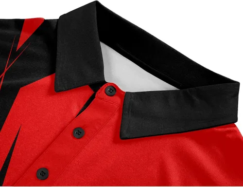 Vista 4 de Polo de golf para hombre manga corta táctica casual camiseta de tenis