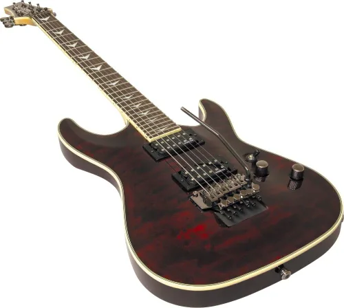Vista 4 de Schecter Guitarra Eléctrica Omen Extreme-6 FR - Cereza Negra