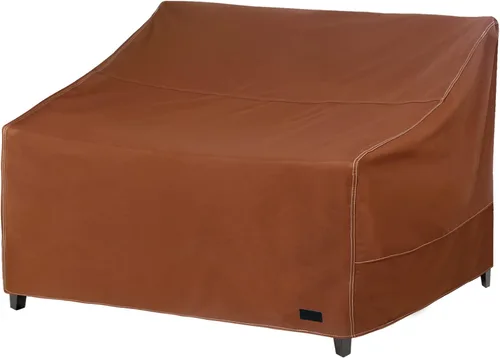 Vista 8 de NettyPro Funda impermeable para sofá modular de patio 600D de alta resistencia, para muebles de patio en forma de L, juego de salón, 83 x 104 Negro