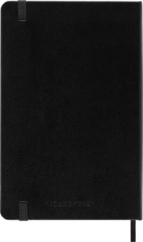 Vista 2 de Moleskine Cuaderno clásico, tapa dura, mediano (4.5 x 7 pulgadas), liso/en blanco, negro, 208 páginas