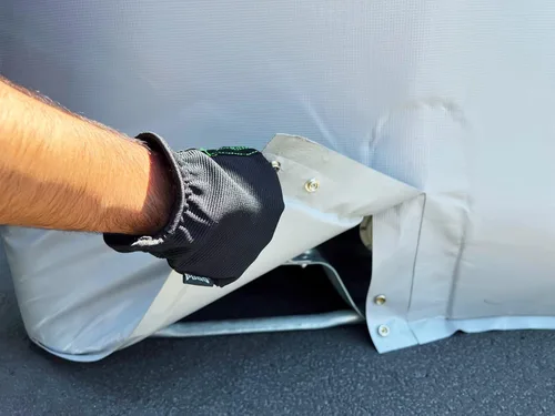 Vista 6 de Powerblanket Manta aislante IBC para calentador de tote/tanque de 275 galones, modelo PRO súper resistente para temperaturas extremadamente bajas