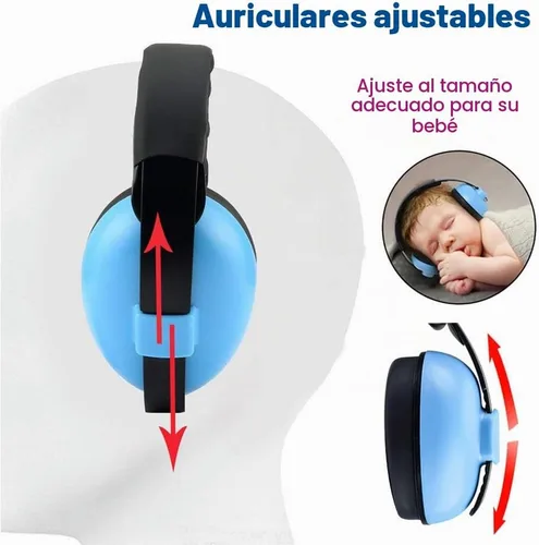 Vista 2 de Solar-Power Auriculares con cancelación de ruido para bebés, orejeras de protección para los oídos para niños de 0 a 3 años