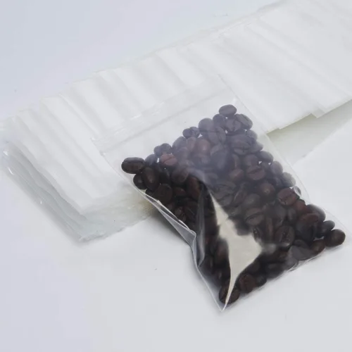 Vista 5 de L-BOST - 4 bolsas de plástico de almacenamiento de polietileno transparente y resellable de 6 pulgadas para tarjetas de galletas de caramelo