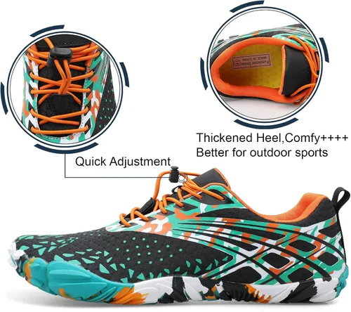 Vista 6 de L-RUN Zapatos de agua atléticos para senderismo para hombre y mujer