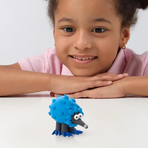 Vista 9 de HEY CLAY Fat Brain Toys Australian Animals Modeling Air Dry Clay for Kids 4-8 Craft Kits Multicolor