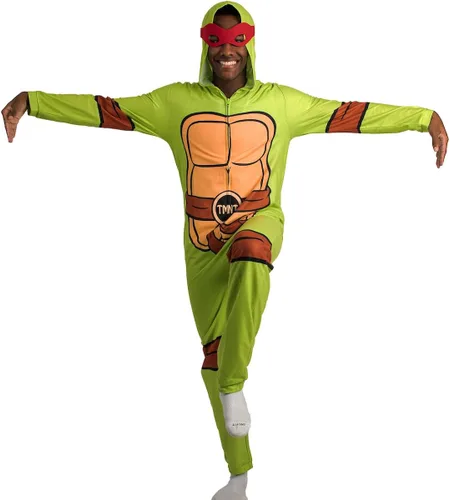 Vista 7 de Bioworld Traje de unión de cosplay con capucha TMNT