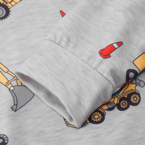 Vista 4 de Akyzic Sudaderas de algodón con cuello redondo para niños pequeños, camisetas de manga larga con diseño de dinosaurio, camisetas 2-8T