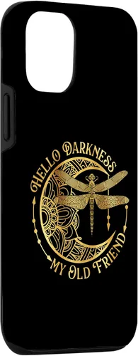 Vista 3 de Funda para iPhone 14 Hello Darkness My Old Friend - Dragonfly Lover Insects Moon