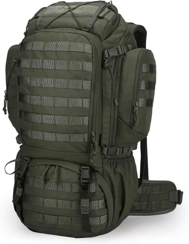 Vista 8 de Mardingtop Mochila de marco interno de 50L, Negro, Táctica