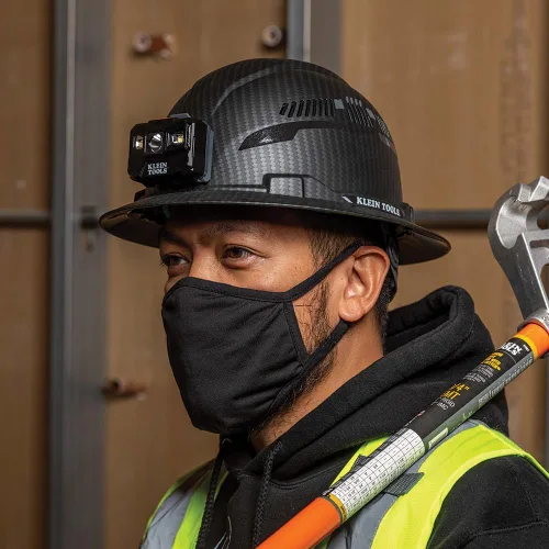 Vista 14 de Klein Tools KARBN Full Brim Vented Hard hat, Class C, Premium Comfort and Jobsite Protection