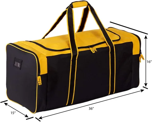 Vista 4 de Jetstream Bolsa de viaje resistente con múltiples bolsillos y duradera, para gimnasio, para viajes, talla única