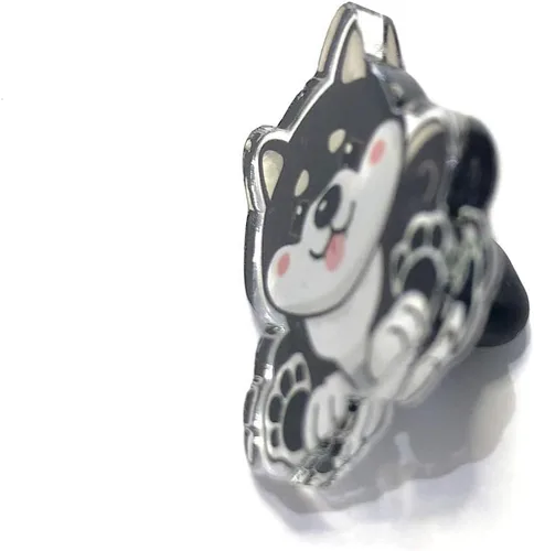 Vista 2 de Shiba Inu Kawaii - Pines acrílicos