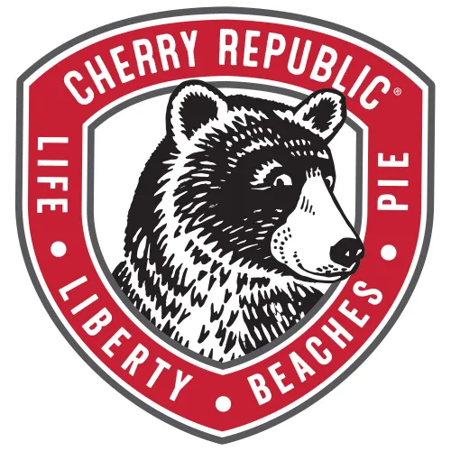 Vista 3 de Cherry Republic Peach Salsa - Salsa dulce y picante gruesa de calor suave y bajo (tarro de 16 onzas)