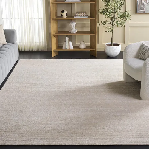 Vista 13 de SAFAVIEH Himalaya Collection - Alfombra de pasillo, 2 pies 3 pulgadas x 6 pies, beige, hecha a mano de lana y viscosa, ideal para zonas de alto