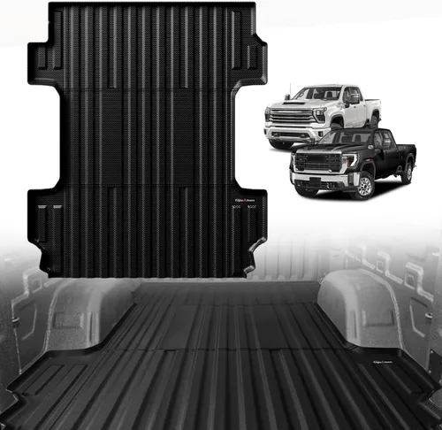 Vista 31 de TripleAliners - Tapete para caja de camioneta (de ejes) de 5 pies, encaje perfecto para pick-up de carga, accesorio de protección de vehículo