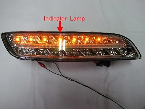 Vista 5 de ATEX LED parachoques DRL niebla luz señal lámpara para 911 997 Carrera 4S GT3 2005 ~ 2009 *no compatible con el modelo Turble*