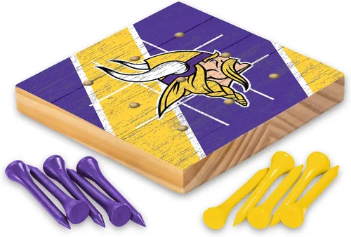 Vista 21 de Rico Industries NFL Unisex-Adult Peg Tic Tac Toe Game