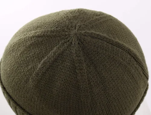 Vista 2 de Home Prefer Gorro de invierno para hombre, gorro de punto con orejeras