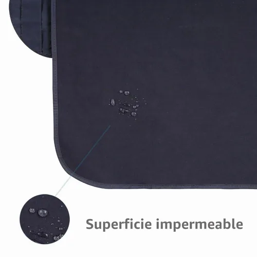 Vista 3 de Funda de asiento elevador extragrande, protector impermeable antideslizante