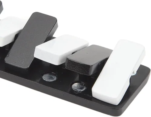 Vista 2 de Juguete deslizante para ansiedad, llave de piano de alta calidad, con clicker háptico, para alivio del estrés, con sonido de metal nítido