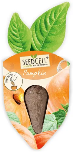 Vista 5 de Kit de vainas de semillas VegTrug - Parche de vegetales, semillas no transgénicas con vainas de semillas completamente biodegradables, contiene