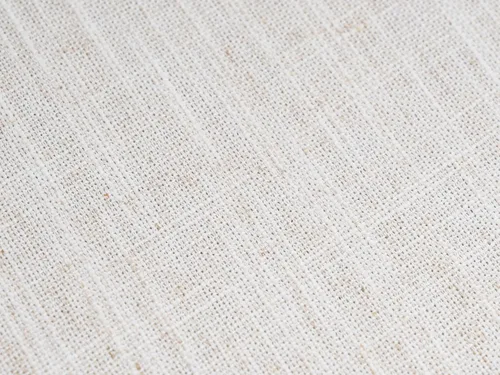 Vista 7 de Silla moderna para sala de estar con otomana, silla tapizada de lino mixto, cómoda silla de lectura lateral para sala de estar, dormitorio, Beige