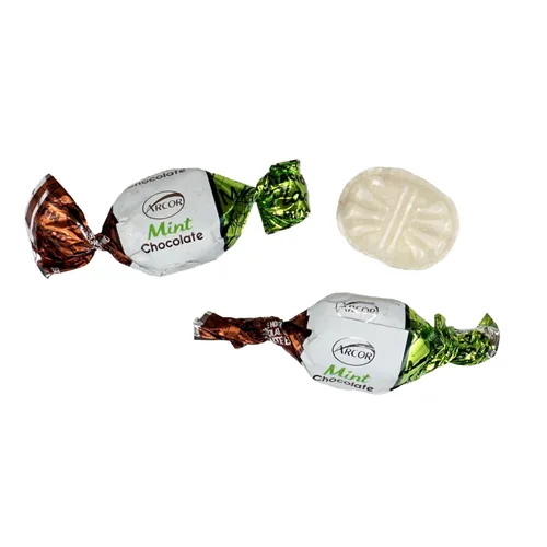Vista 2 de Mentas rellenas de chocolate, caramelo a granel de 2 libras (aproximadamente 150 piezas), caramelo de menta de chocolate, mentas de chocolate