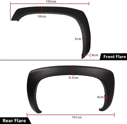 Vista 8 de Guardabarros PIT66 para Chevy Silverado 1999-2006 (no para escalón)