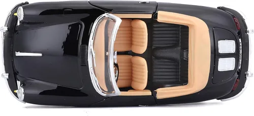 Vista 12 de Bburago 2011 Bijoux Escala 1:24 Negro Porsche 356B Cabriolet (1961)