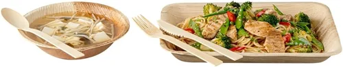 Vista 17 de Restaurantware Bambuddha - Cuchillos de madera de 7 pulgadas, 100 cuchillos de bambú desechables, acabado suave y duradero, cubiertos sostenibles
