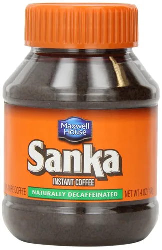 Vista 4 de Sanka Café instantáneo descafeinado (paquete de 12 unidades, frascos de 2 onzas)