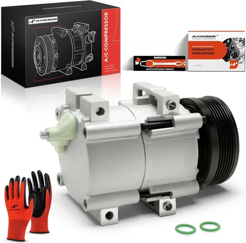 Vista 10 de A-Premium Compresor de aire acondicionado con embrague compatible con Ford Taurus 2001-2007, Mercury Sable 2001-2005